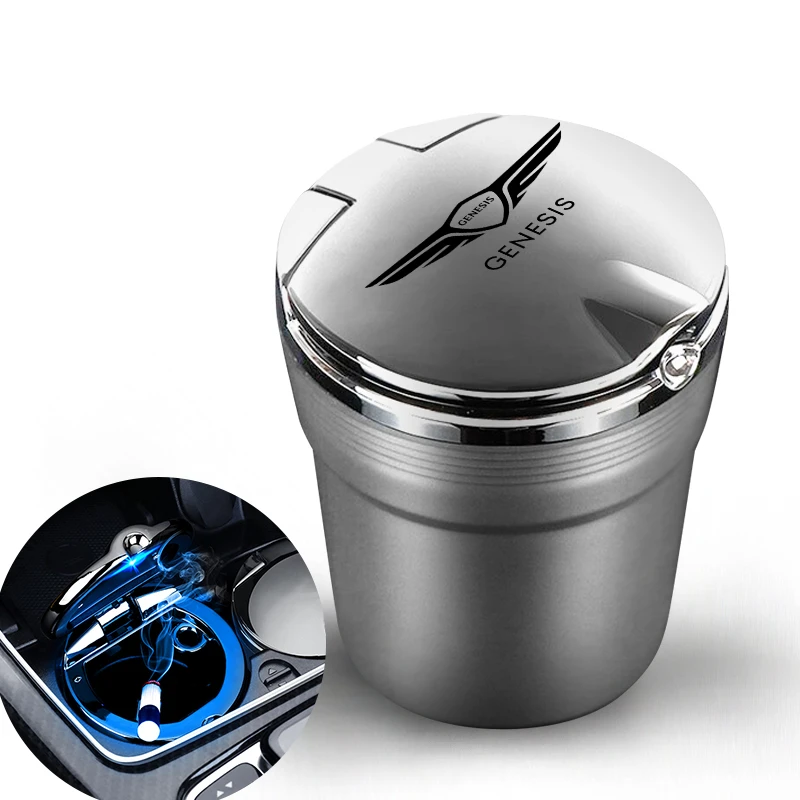 Portable LED Smoke Car Ashtray Cigarette Ash Holds Cup Automatic Light Indicator Ashtray For Genesis L110 G70 G80 GV70 GV80
Portable LED Smoke Car Ashtray Cigarette Ash Holds Cup Automatic Light Indicator Ashtray For Genesis L110 G70 G80 GV70 GV80