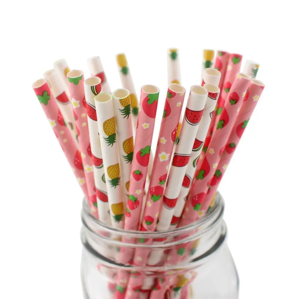 25pcs Funny Wedding Kitchen Home Decor Bar Supplies Biodegradable Paper Drinking Straw Fruit Pattern
25pcs Funny Wedding Kitchen Home Decor Bar Supplies Biodegradable Paper Drinking Straw Fruit Pattern