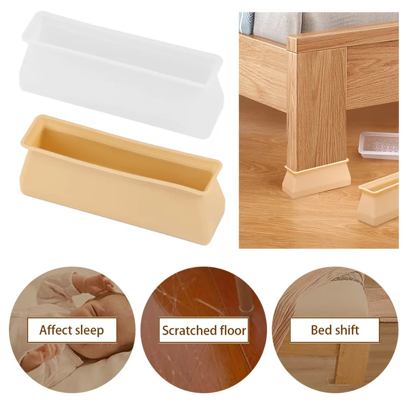 4pcs Anti slip furniture feet legs cover socks Mute bed stopper protection Pad silicon table chair leg cap Wood Floor Protector
4pcs Anti slip furniture feet legs cover socks Mute bed stopper protection Pad silicon table chair leg cap Wood Floor Protector