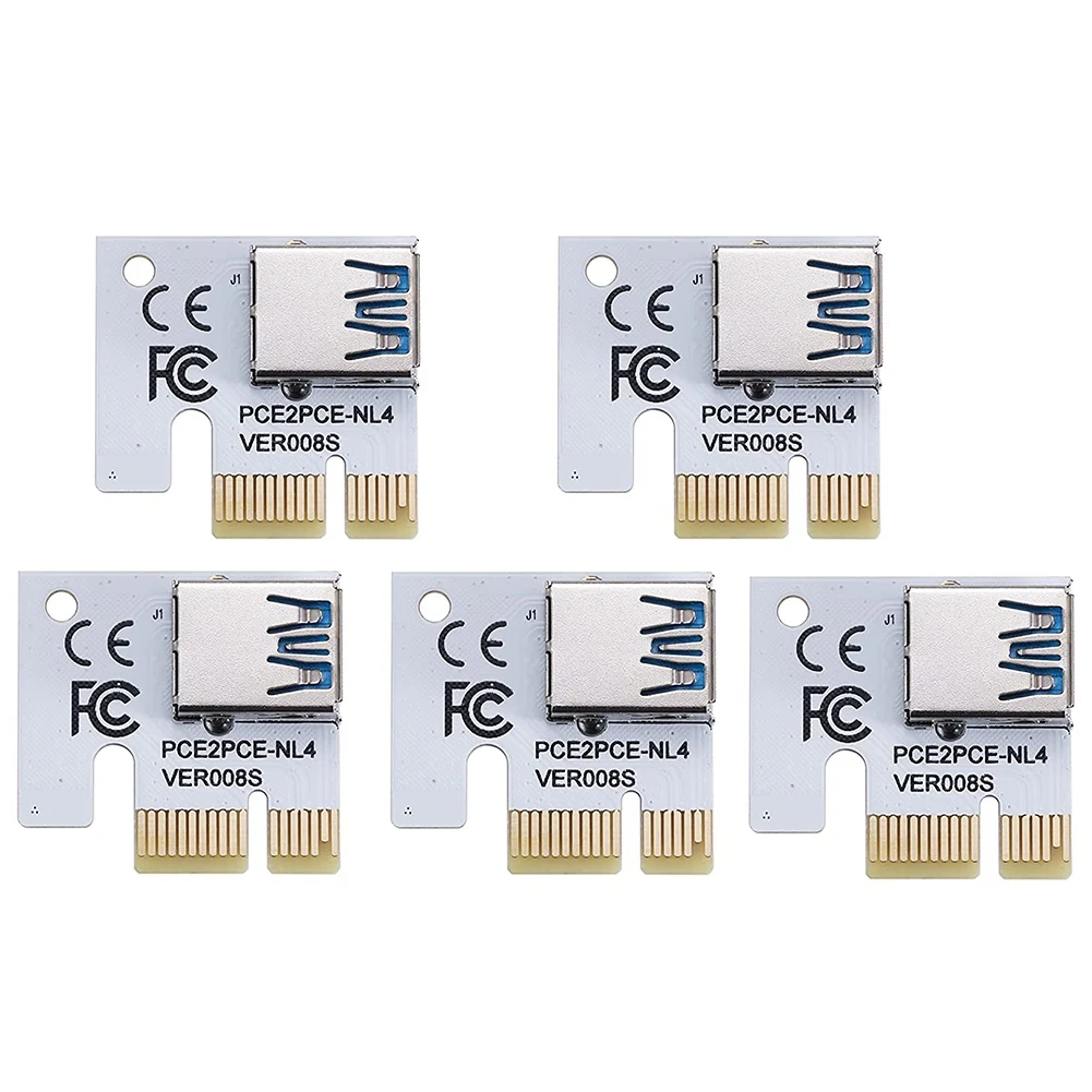 Карта адаптера PCI-E 1X слот PCI-Express X1 с золотыми пальцами для стабильной и быстрой