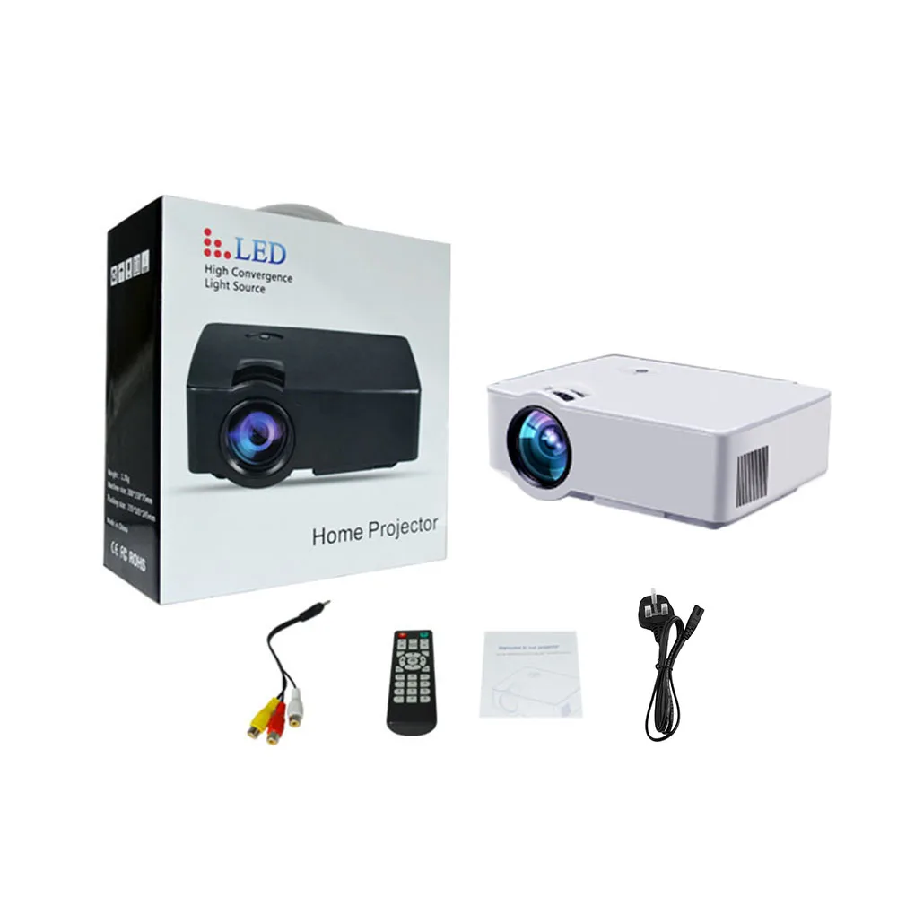 E08 LCD+LED Portable Projector 1500LM Home Media Player Projection Ceiling UK AU EU Plug
E08 LCD+LED Portable Projector 1500LM Home Media Player Projection Ceiling UK AU EU Plug