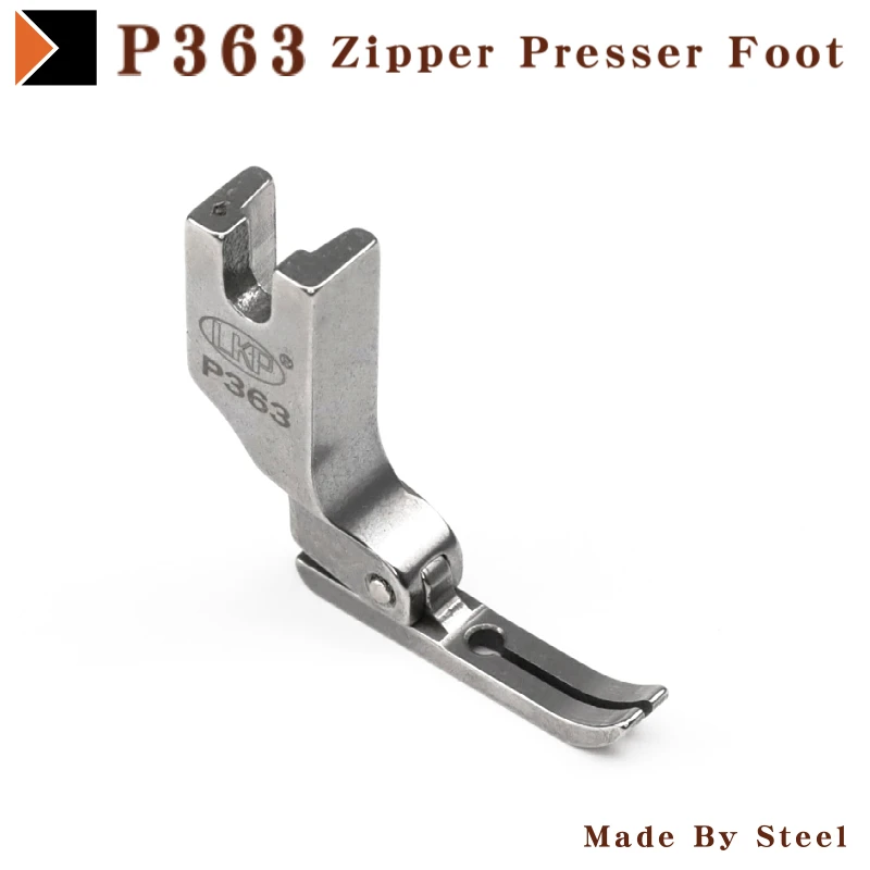P363 Narrow Zipper Presser Foot For Industrial Single Needle Lockstitch Sewing Machine JUKI BROTHER Sewing Accessories Parts
P363 Narrow Zipper Presser Foot For Industrial Single Needle Lockstitch Sewing Machine JUKI BROTHER Sewing Accessories Parts