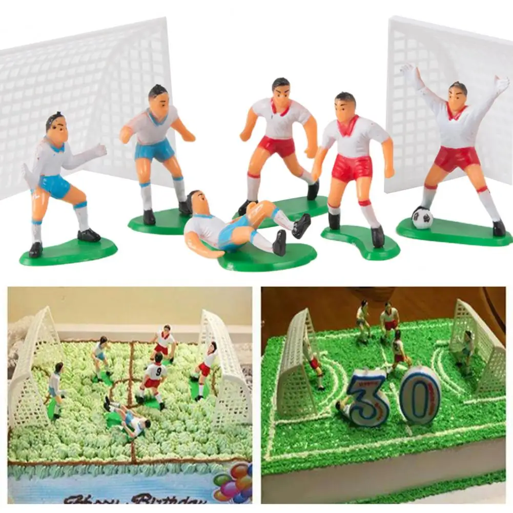 8Pcs/Set Soccer Football Cake Topper Miniature Plastic Baby Children Soccer Football Cupcake Decoration Birthday Party Supplies
8Pcs/Set Soccer Football Cake Topper Miniature Plastic Baby Children Soccer Football Cupcake Decoration Birthday Party Supplies