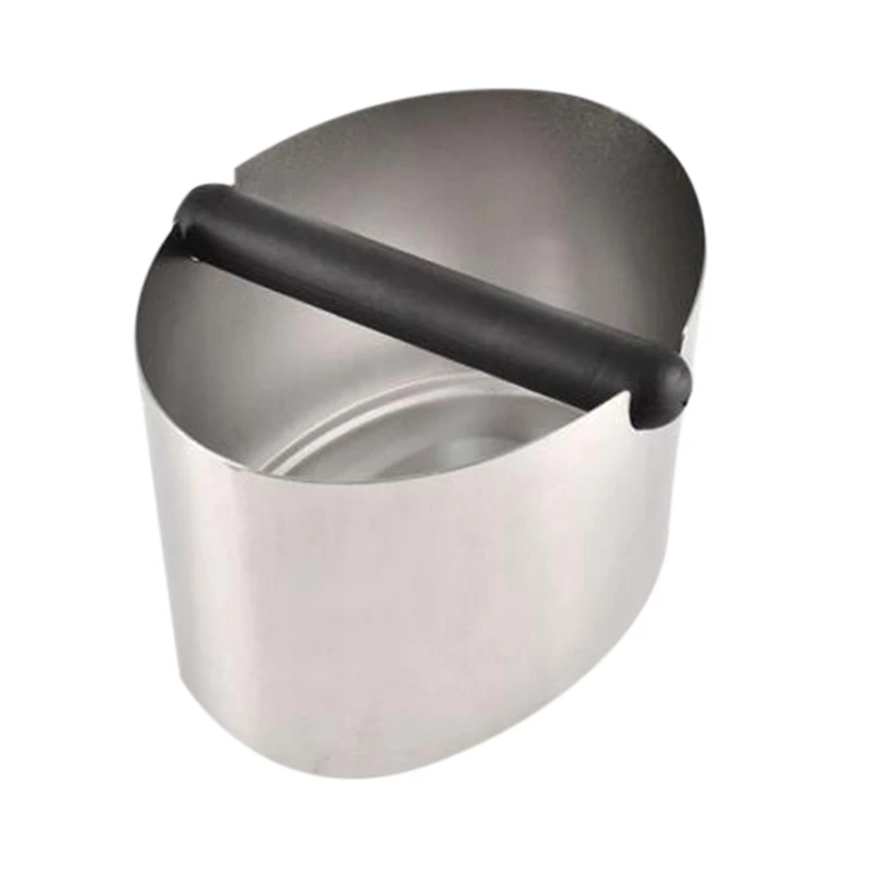 Stainless Steel Coffee Knock Box Anti Slip Coffee Grind Dump Bin Waste Bin With Detachable Knock Bar For Barista
Stainless Steel Coffee Knock Box Anti Slip Coffee Grind Dump Bin Waste Bin With Detachable Knock Bar For Barista