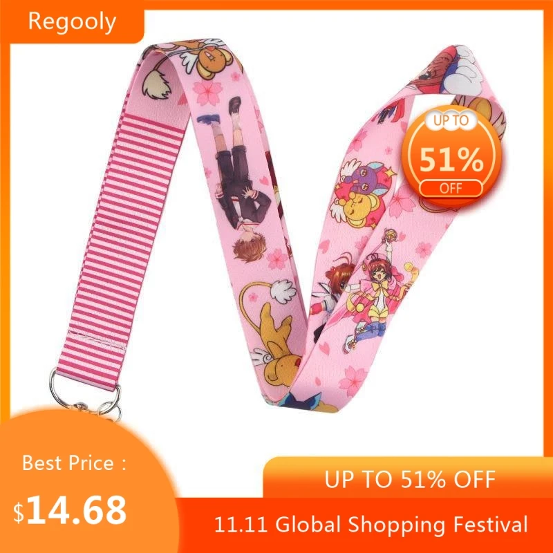 30pcs Cardcaptor Sakura Classical Style Lanyard For keys The 90s Phone Working Badge Holder Neck Straps With Phone Hang Ropes
30pcs Cardcaptor Sakura Classical Style Lanyard For keys The 90s Phone Working Badge Holder Neck Straps With Phone Hang Ropes