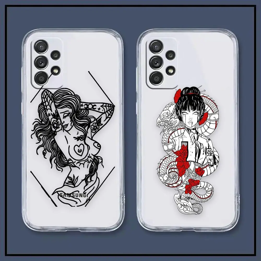 Fashion Funny Abstract Sexy Art Lines Clear Case For Samsung A73 A12 A13 A22 A33 A42 A53 5G A32 A50 A31 A71 A51 A23 A10 A30 Case 
Fashion Funny Abstract Sexy Art Lines Clear Case For Samsung A73 A12 A13 A22 A33 A42 A53 5G A32 A50 A31 A71 A51 A23 A10 A30 Case