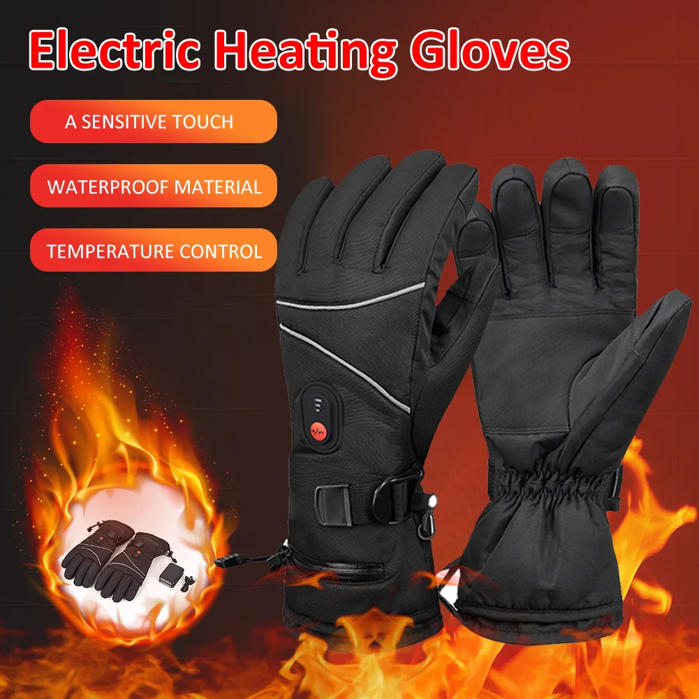 Winter Electric Heating Gloves Touch Screen Motorcycle Gloves Waterproof Thermal Hand Warmer for Outdoor Cycling Hiking Skiing
Winter Electric Heating Gloves Touch Screen Motorcycle Gloves Waterproof Thermal Hand Warmer for Outdoor Cycling Hiking Skiing