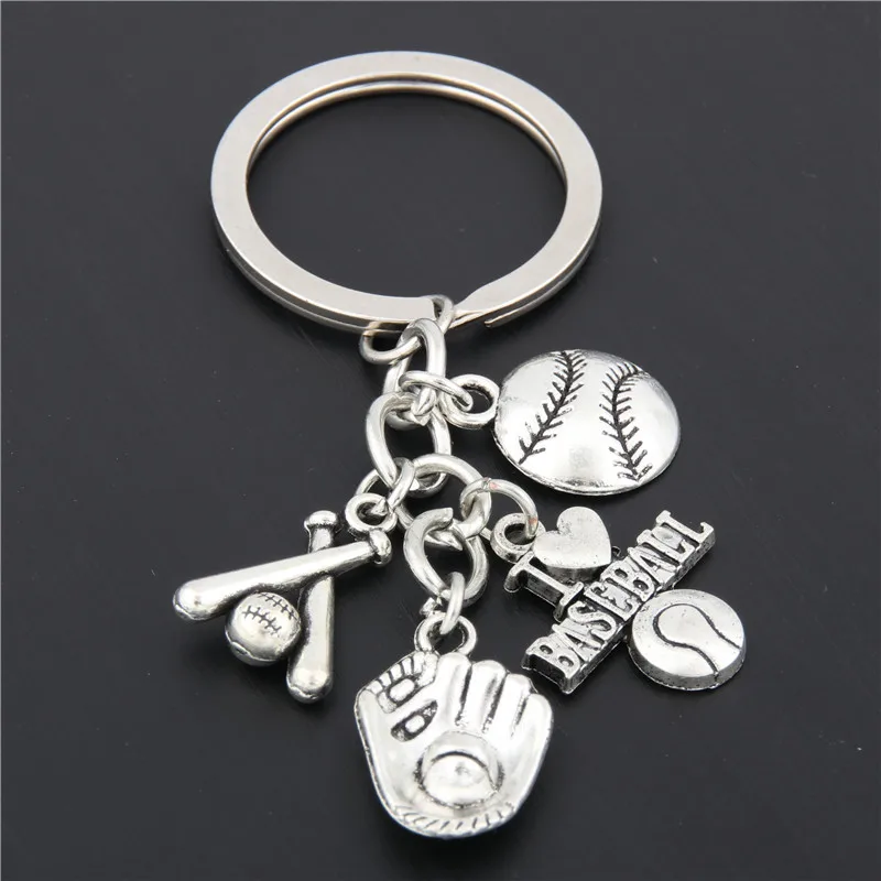 Basketball Baseball Gloves Football KeyChain KeyRing Women Man Accessories Jewelry Bag Pendant Friendship Family Gift
Basketball Baseball Gloves Football KeyChain KeyRing Women Man Accessories Jewelry Bag Pendant Friendship Family Gift