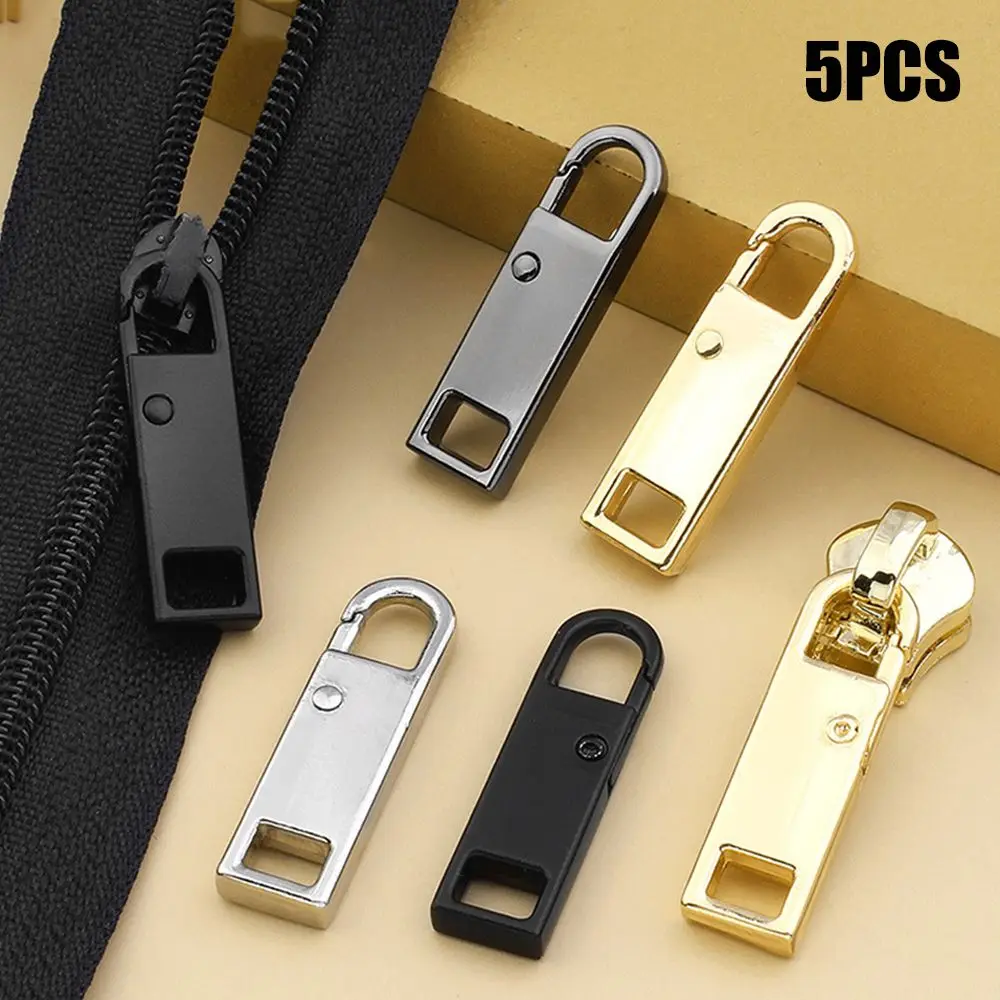 5pcs Broken Buckle Detachable Zipper Repair Kit Sewing Kit Zipper Slider Metal Zipper Head Metal Zip Zipper Pull
5pcs Broken Buckle Detachable Zipper Repair Kit Sewing Kit Zipper Slider Metal Zipper Head Metal Zip Zipper Pull