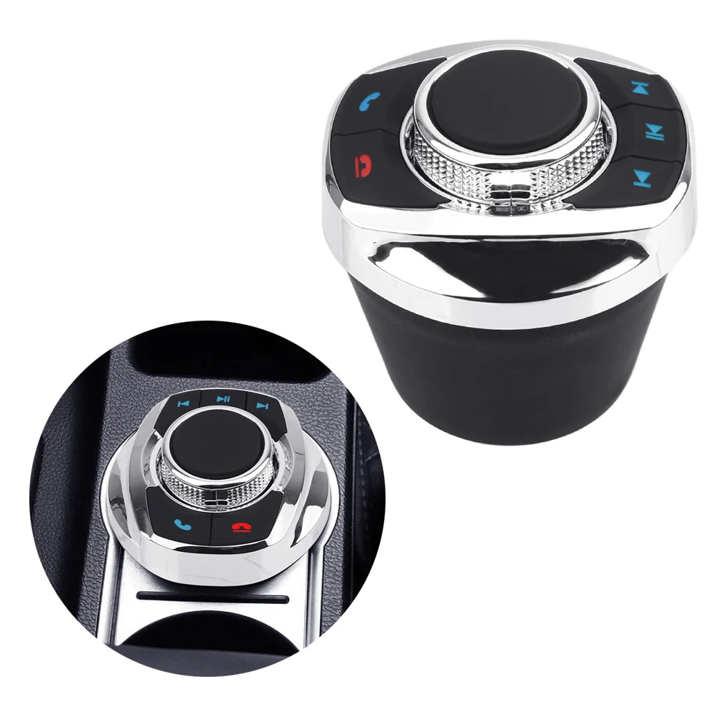 

Interior Moulding For Car Android Navigation Player LED Light Car Wireless Steering Wheel Control Button Cup Shape 8 Keys