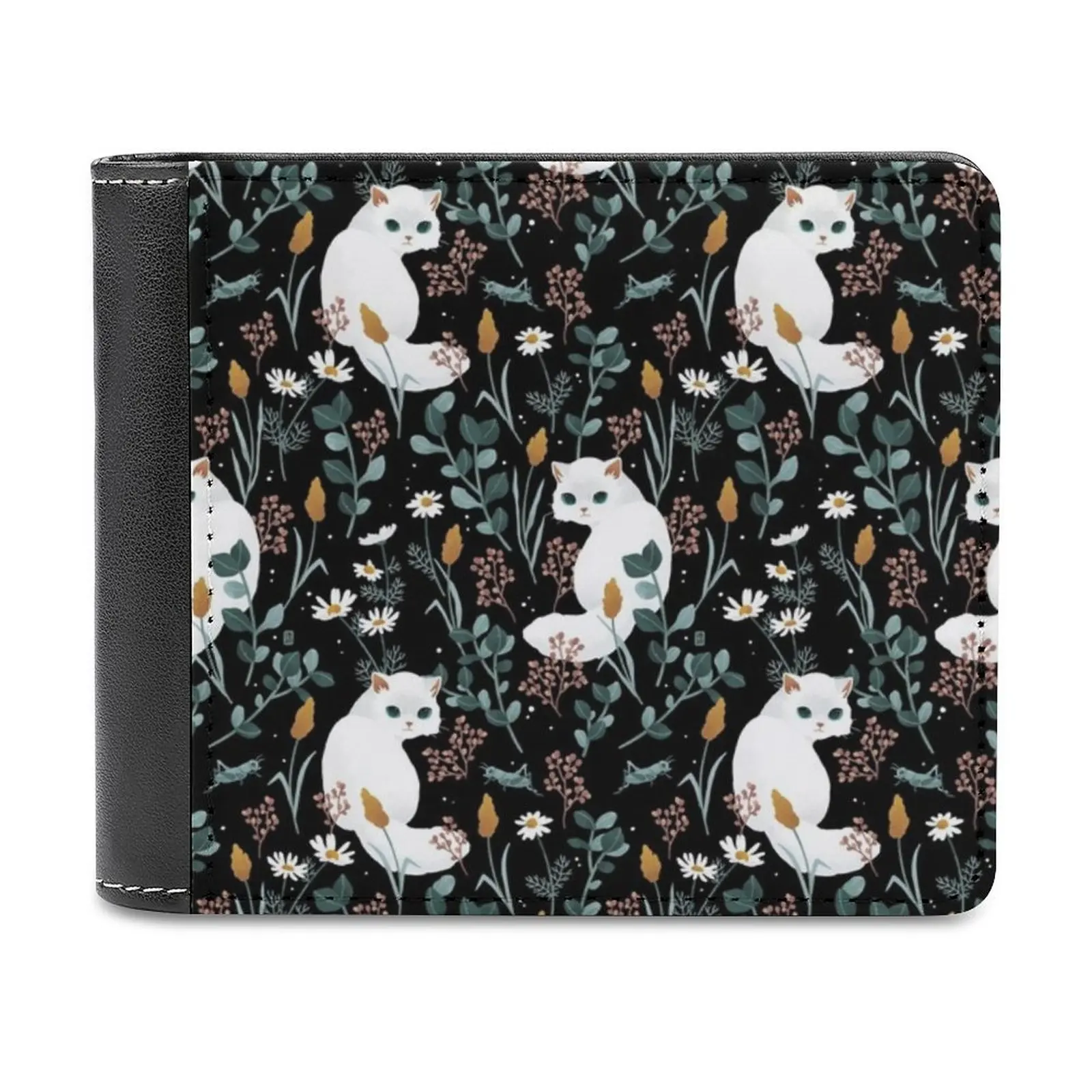 Cat In The Meadow Pattern 2 Leather Wallet Credit Card Holder Luxury Wallet Cat Animal Meadow Pattern Wild Flowers Nature
Cat In The Meadow Pattern 2 Leather Wallet Credit Card Holder Luxury Wallet Cat Animal Meadow Pattern Wild Flowers Nature