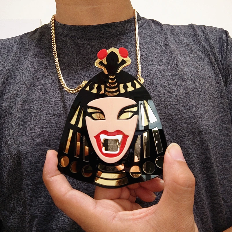 KUGUYS Cleopatra Pendant Necklace for Women Vintage Jewelry Retro Accessories
KUGUYS Cleopatra Pendant Necklace for Women Vintage Jewelry Retro Accessories