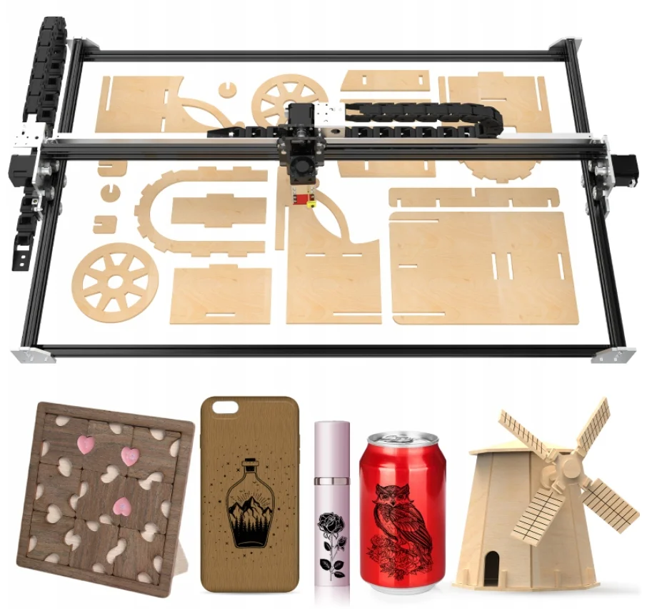NEJE 3 MAX A40640/E40 80W Powerful CNC Laser Engraving Cutting Machine Router 3D Printer Wood Cutting Metal Mark Tools Lightburn
NEJE 3 MAX A40640/E40 80W Powerful CNC Laser Engraving Cutting Machine Router 3D Printer Wood Cutting Metal Mark Tools Lightburn