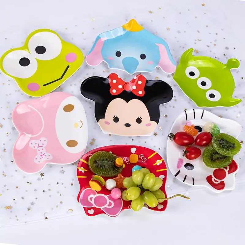Hellokitty New Sanrio Creative Style Plate Melamine Irregular Shaped Dish Kawaii Snack Plate Cartoon Interesting Tableware
Hellokitty New Sanrio Creative Style Plate Melamine Irregular Shaped Dish Kawaii Snack Plate Cartoon Interesting Tableware