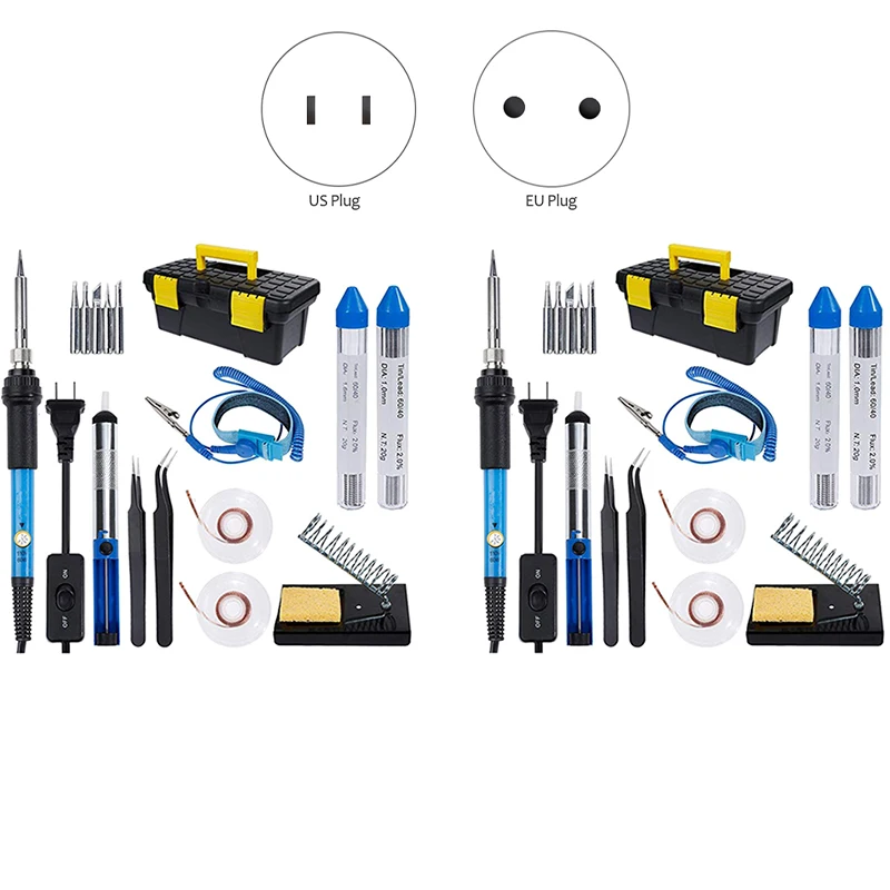 Набор инструментов для паяльника, 60 Вт, 220 В
Набор инструментов для паяльника, 60 Вт, 220 В