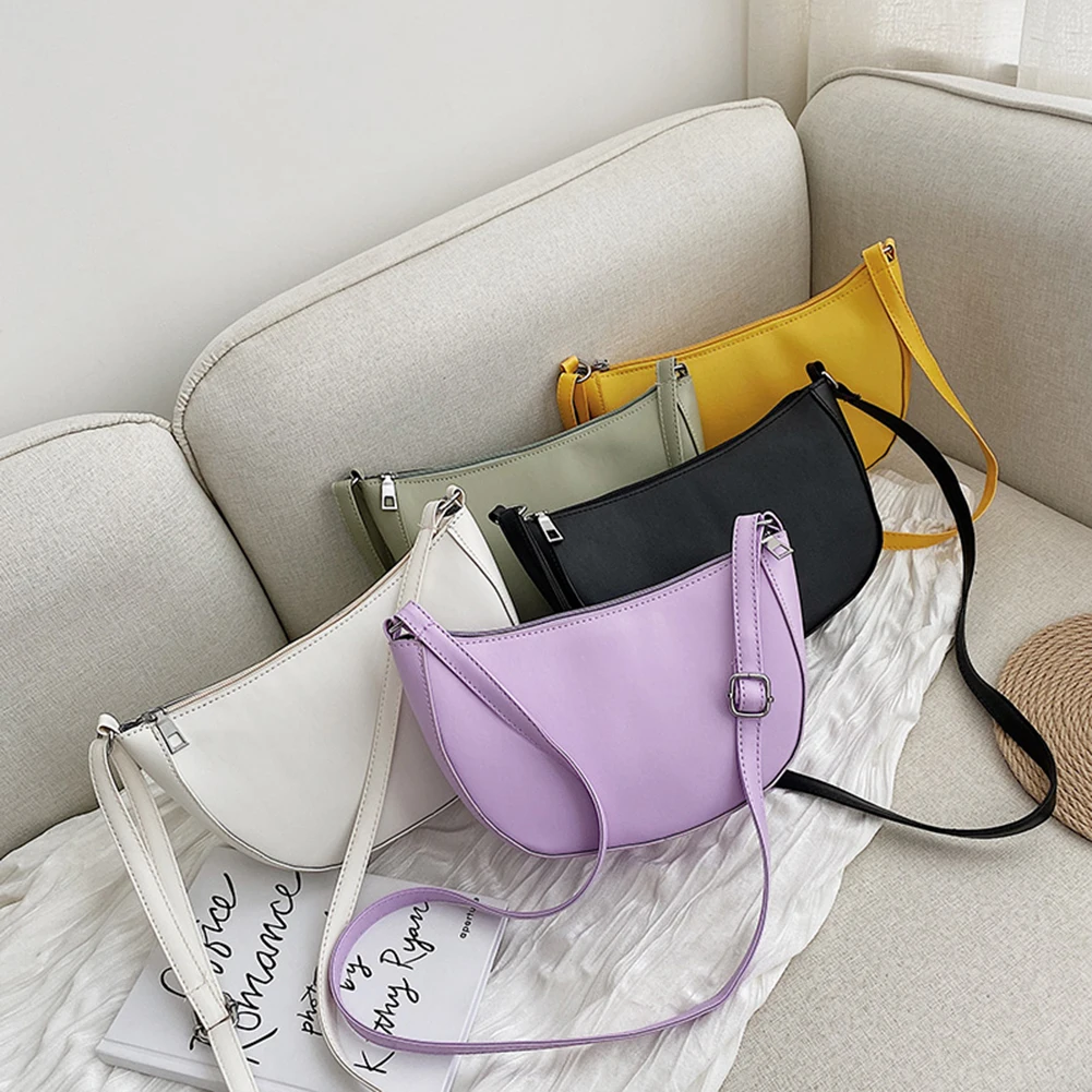 Casual Women Crossbody Bag Leather Female Solid Color Classic Texture Creative Chic Leisure Hobo Shoulder Handbags
Casual Women Crossbody Bag Leather Female Solid Color Classic Texture Creative Chic Leisure Hobo Shoulder Handbags
