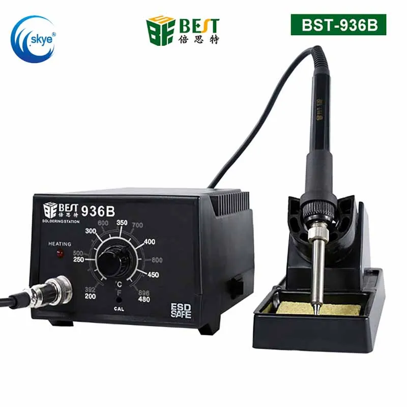 Best 936B Soldering Station Rework Soldering Station Mobile Phone Repair Anti-static Adjustable Temperature Electric Iron Repair
Best 936B Soldering Station Rework Soldering Station Mobile Phone Repair Anti-static Adjustable Temperature Electric Iron Repair