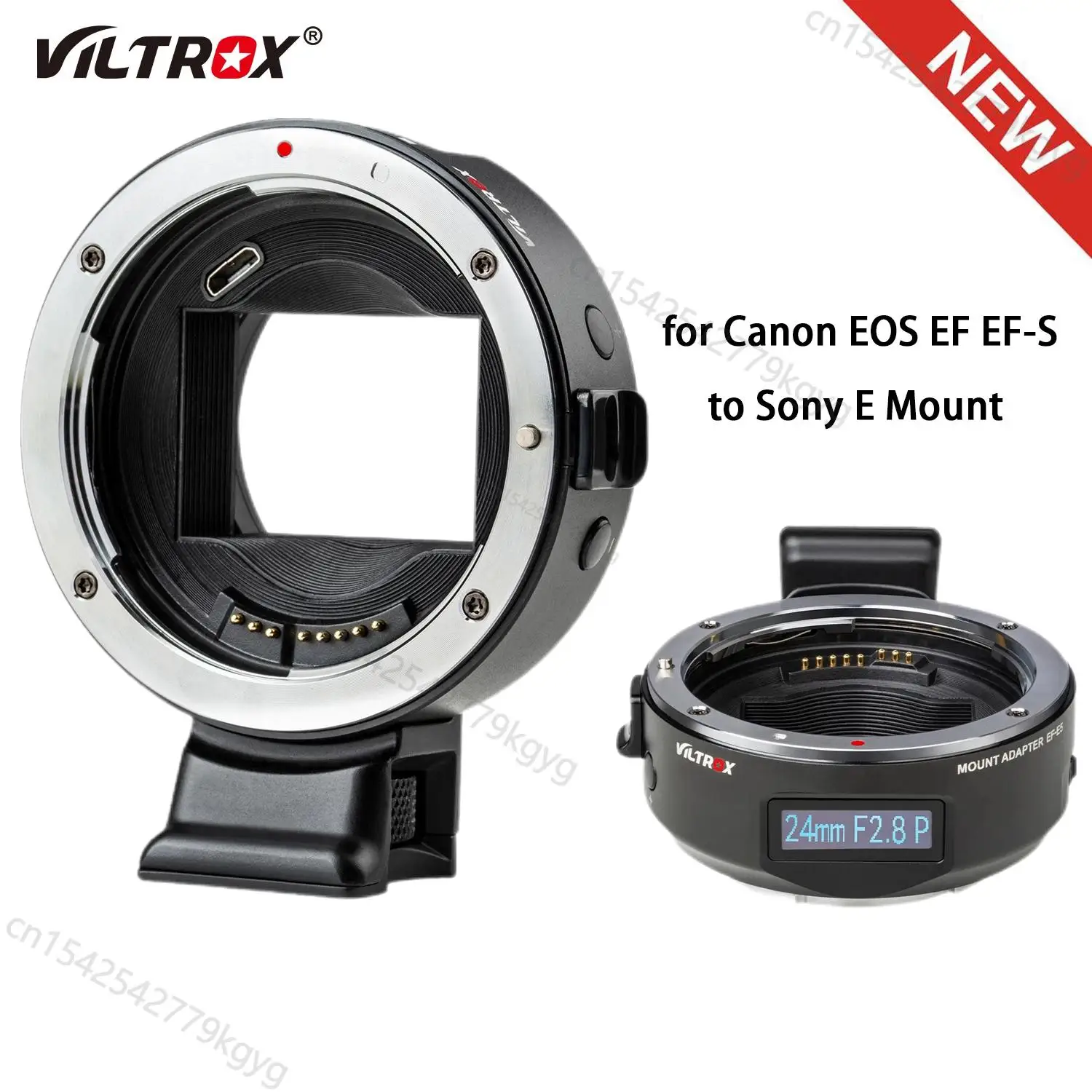 Viltrox EF-E5 Auto Focus Smart Lens Adapter ring OLED Display Full Frame for Canon EOS EF EF-S Lens to Sony E Mount Camera A7II
Viltrox EF-E5 Auto Focus Smart Lens Adapter ring OLED Display Full Frame for Canon EOS EF EF-S Lens to Sony E Mount Camera A7II