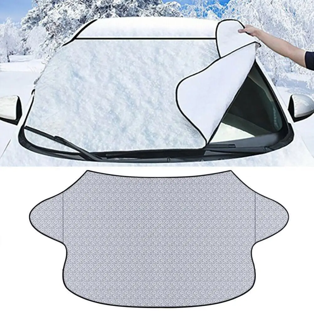 Universal Car SnowWindshield Cover Magnetic Windshield Cover Thicker Sun Shade Protection Cover Sun Blocker For SUV P7C4
Universal Car SnowWindshield Cover Magnetic Windshield Cover Thicker Sun Shade Protection Cover Sun Blocker For SUV P7C4