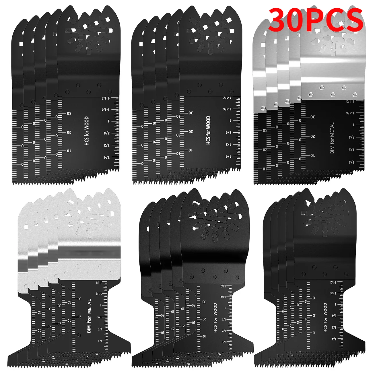 30Pcs Oscillating Saw Blade Wood Metal Plastic Cutting Multi Tool Quick Release Saw Blade Fit For Dewalt Fein Multimaster Dremel
30Pcs Oscillating Saw Blade Wood Metal Plastic Cutting Multi Tool Quick Release Saw Blade Fit For Dewalt Fein Multimaster Dremel