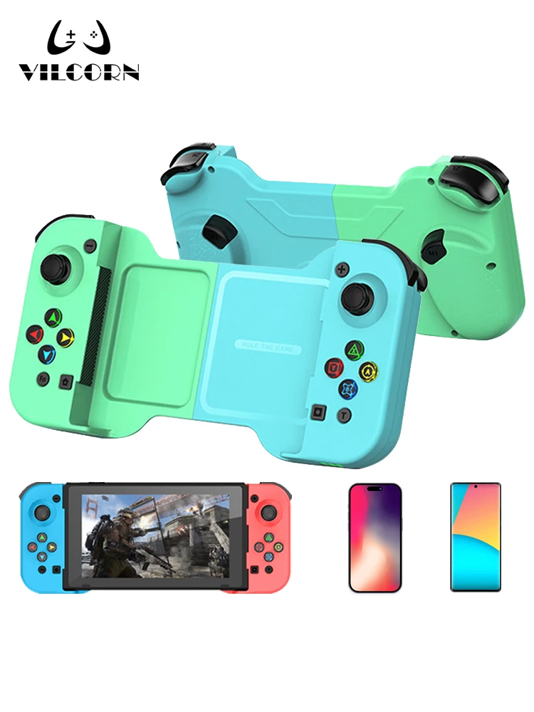 VILCORN Joypad Bluetooth-compatible for Nintendo Switch/Lite/OLED Joy Gamepad Console Mobile Phone Game Controller Mapping TURBO
VILCORN Joypad Bluetooth-compatible for Nintendo Switch/Lite/OLED Joy Gamepad Console Mobile Phone Game Controller Mapping TURBO