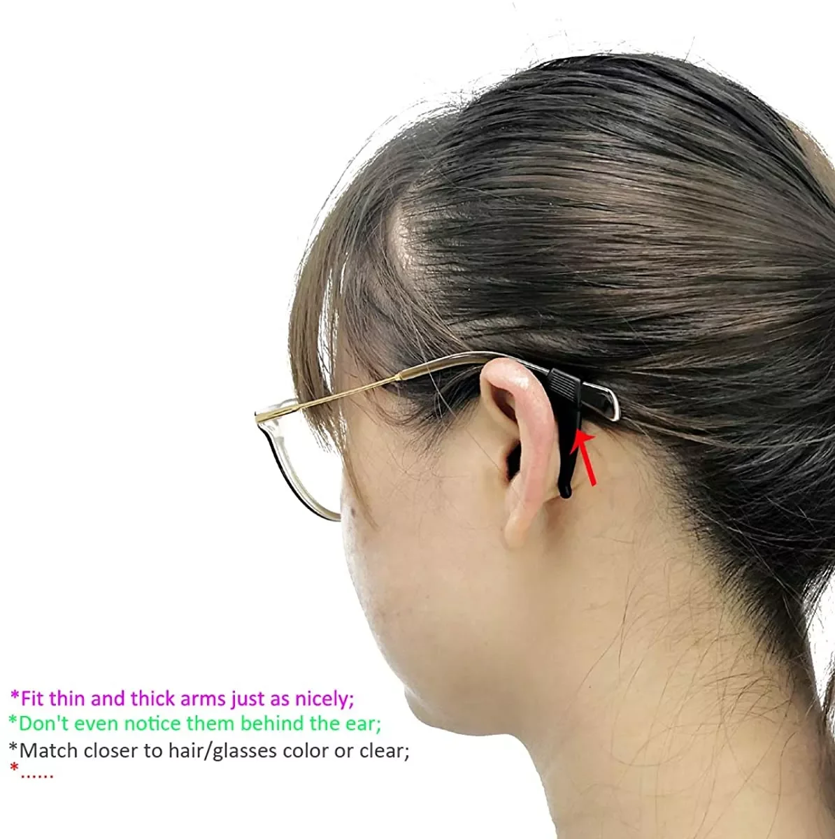 1Pair Silicone Anti Slip Ear Hook Eyeglass Fashion Eyewear Accessories Eye Glasses Grip Holder Spectacle Eyeglasses Ear Grip
1Pair Silicone Anti Slip Ear Hook Eyeglass Fashion Eyewear Accessories Eye Glasses Grip Holder Spectacle Eyeglasses Ear Grip