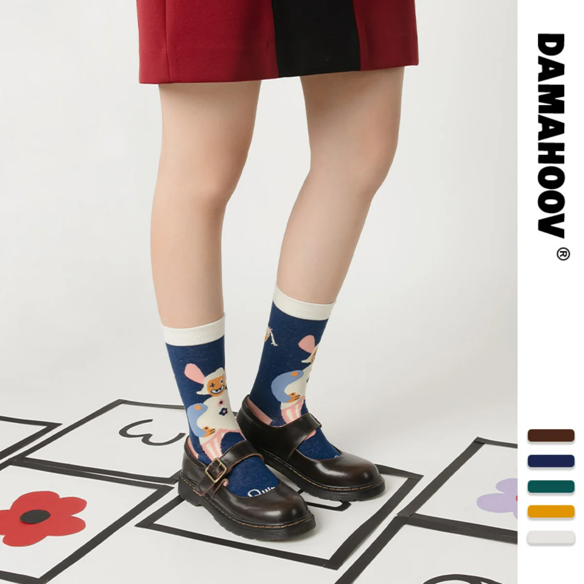 DAMAHOOV Spring Tide Products Personality Figure Series Ins Cute Mid-tube Comfortable Sports Everything Simple Couple Socks
DAMAHOOV Spring Tide Products Personality Figure Series Ins Cute Mid-tube Comfortable Sports Everything Simple Couple Socks