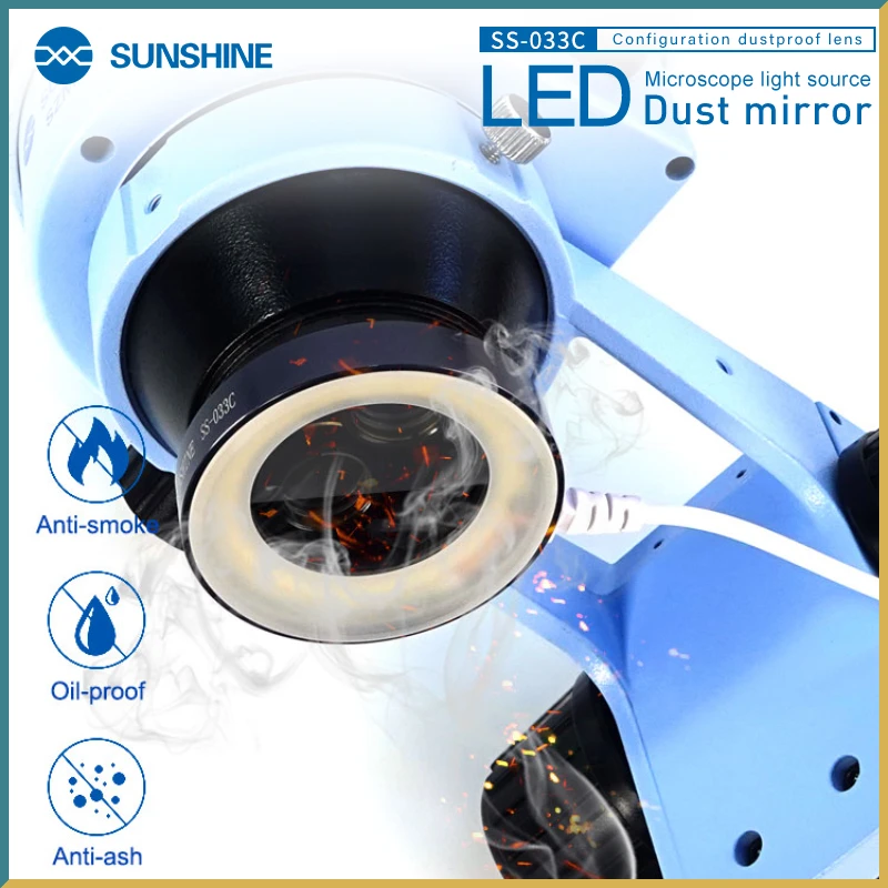 SS-033C LED Microscope Light Source Ring Light Source Adjustable Eye Protection White Lamp For Phone BGA Repair Microscope Lamp
SS-033C LED Microscope Light Source Ring Light Source Adjustable Eye Protection White Lamp For Phone BGA Repair Microscope Lamp