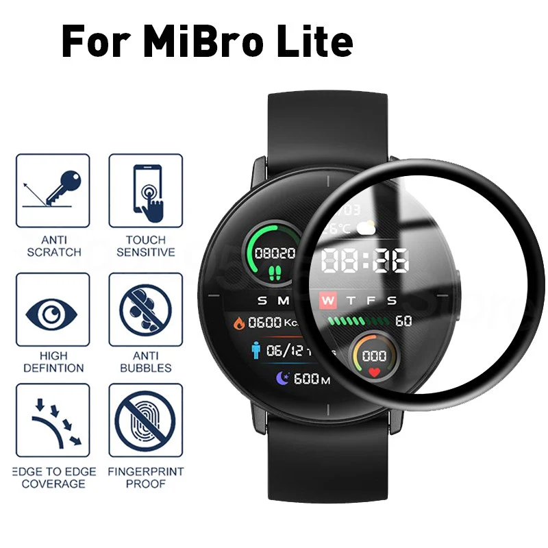 5 Pcs For Xiaomi Mibro Watch Lite1 Full Curved Cover 3D Soft Glass Fiber HD Screen Protector Smart Watch Accessories Protector
5 Pcs For Xiaomi Mibro Watch Lite1 Full Curved Cover 3D Soft Glass Fiber HD Screen Protector Smart Watch Accessories Protector