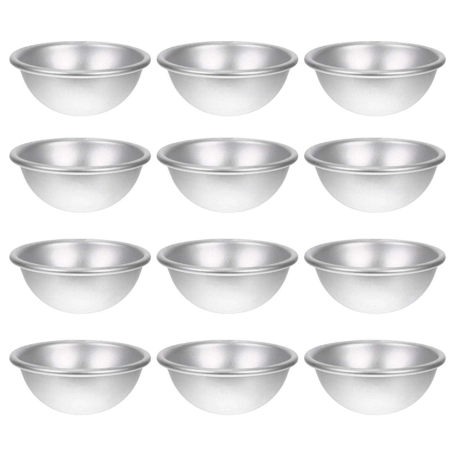 12Pcs Bath Kit Salt Mold Making Supplies Handmade Ball Molds Aluminum Alloy Child Creative Semicircular Ball Moulds 5.8x2.8cm
12Pcs Bath Kit Salt Mold Making Supplies Handmade Ball Molds Aluminum Alloy Child Creative Semicircular Ball Moulds 5.8x2.8cm