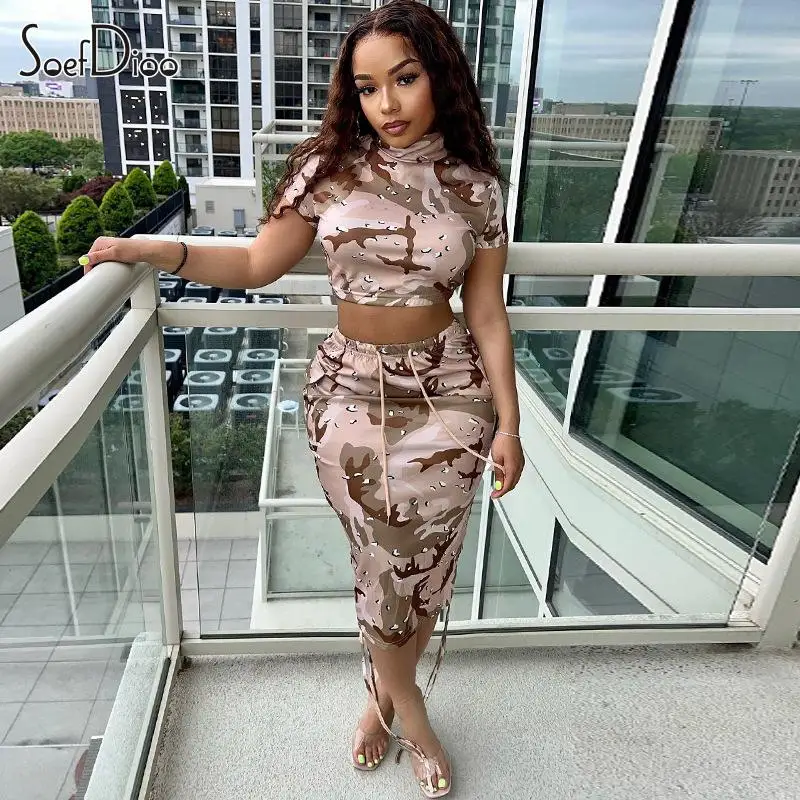 Soefdioo Camo Print Women's Set Short Sleeve Crop Tops and Bodycon Maxi Skirts 2023 Fall Fashion Matched Two Piece Sets Outfits
Soefdioo Camo Print Women's Set Short Sleeve Crop Tops and Bodycon Maxi Skirts 2023 Fall Fashion Matched Two Piece Sets Outfits