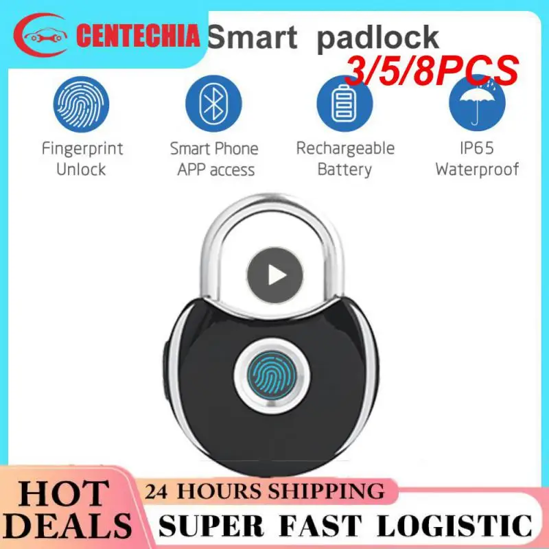 3/5/8PCS Waterproof Tuya Smart Padlock Wifi Security Protection Fingerprint Lock Smart Home Usb Rechargeable Tuya Padlock 
3/5/8PCS Waterproof Tuya Smart Padlock Wifi Security Protection Fingerprint Lock Smart Home Usb Rechargeable Tuya Padlock