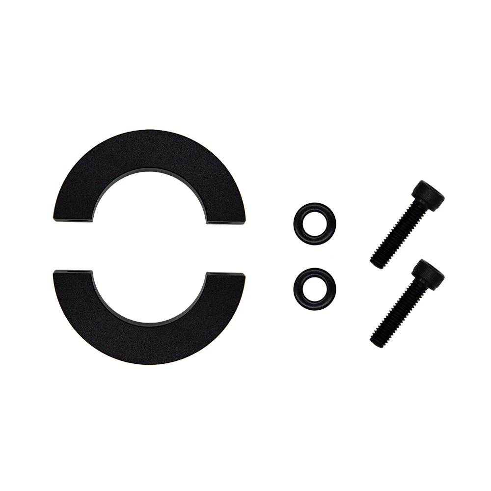 Зажим вала для основания Fanatec, с материалами из алюминиевого сплава, обработкой с ЧПУ и анодированной окраской. 
Зажим вала для основания Fanatec, с материалами из алюминиевого сплава, обработкой с ЧПУ и анодированной окраской.