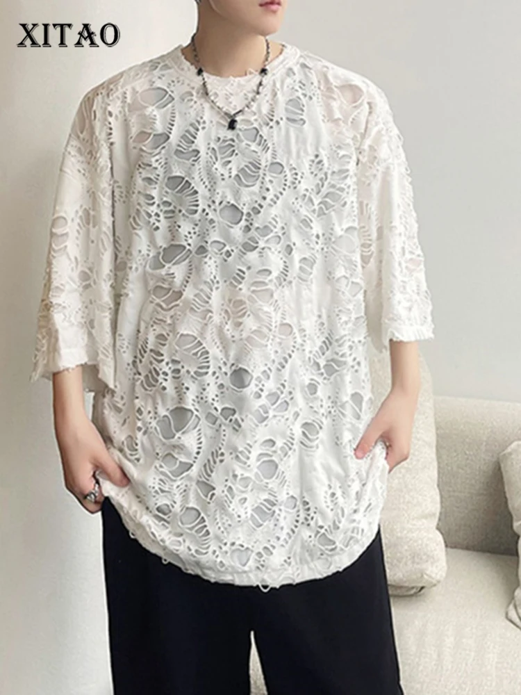 XITAO Fashion Personality Pullover Top 2023 Summer New Advanced Sense Women Temperament Hole Shortsleeve T-shirt WLD11695
XITAO Fashion Personality Pullover Top 2023 Summer New Advanced Sense Women Temperament Hole Shortsleeve T-shirt WLD11695