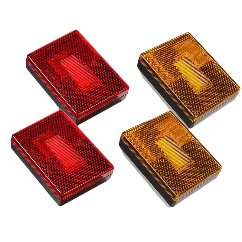 2Pcs LED Side Marker Lights, Square Stud Mount Trailer Clearance Reflex Running Lights For Truck RV Trailers
2Pcs LED Side Marker Lights, Square Stud Mount Trailer Clearance Reflex Running Lights For Truck RV Trailers