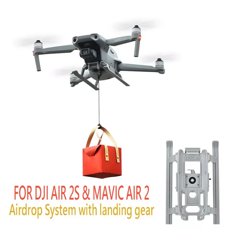 Camera Drone Mini 3 Pro/Air 2S/Mavic Air 2 Drone Airdrop System Wedding Proposal Thrower Transport Device with Landing Gear
Camera Drone Mini 3 Pro/Air 2S/Mavic Air 2 Drone Airdrop System Wedding Proposal Thrower Transport Device with Landing Gear