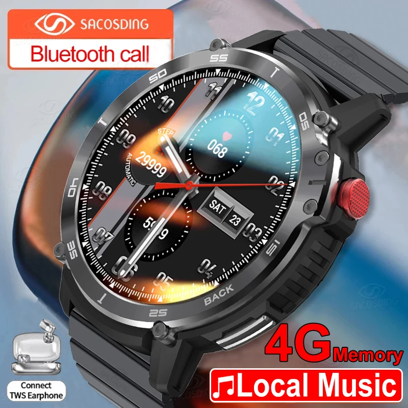 New Local Music Smartwatch 4G Memory Watches Sports IP68 Waterproof Smart Watch Men Bluetooth Call Watch Men For Xiaomi Huawei
New Local Music Smartwatch 4G Memory Watches Sports IP68 Waterproof Smart Watch Men Bluetooth Call Watch Men For Xiaomi Huawei
