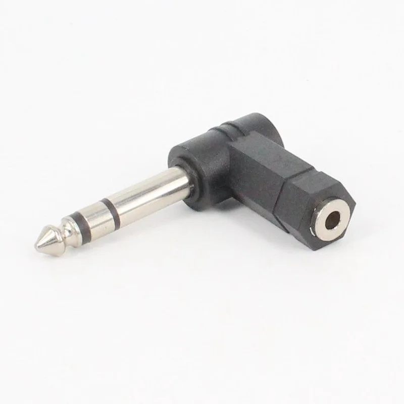 6.35mm to 3.5mm Male to Female 90 Degree Right Angled Adapter Converter Headphone Audio Microphone Jack Stereo Plug Connector
6.35mm to 3.5mm Male to Female 90 Degree Right Angled Adapter Converter Headphone Audio Microphone Jack Stereo Plug Connector