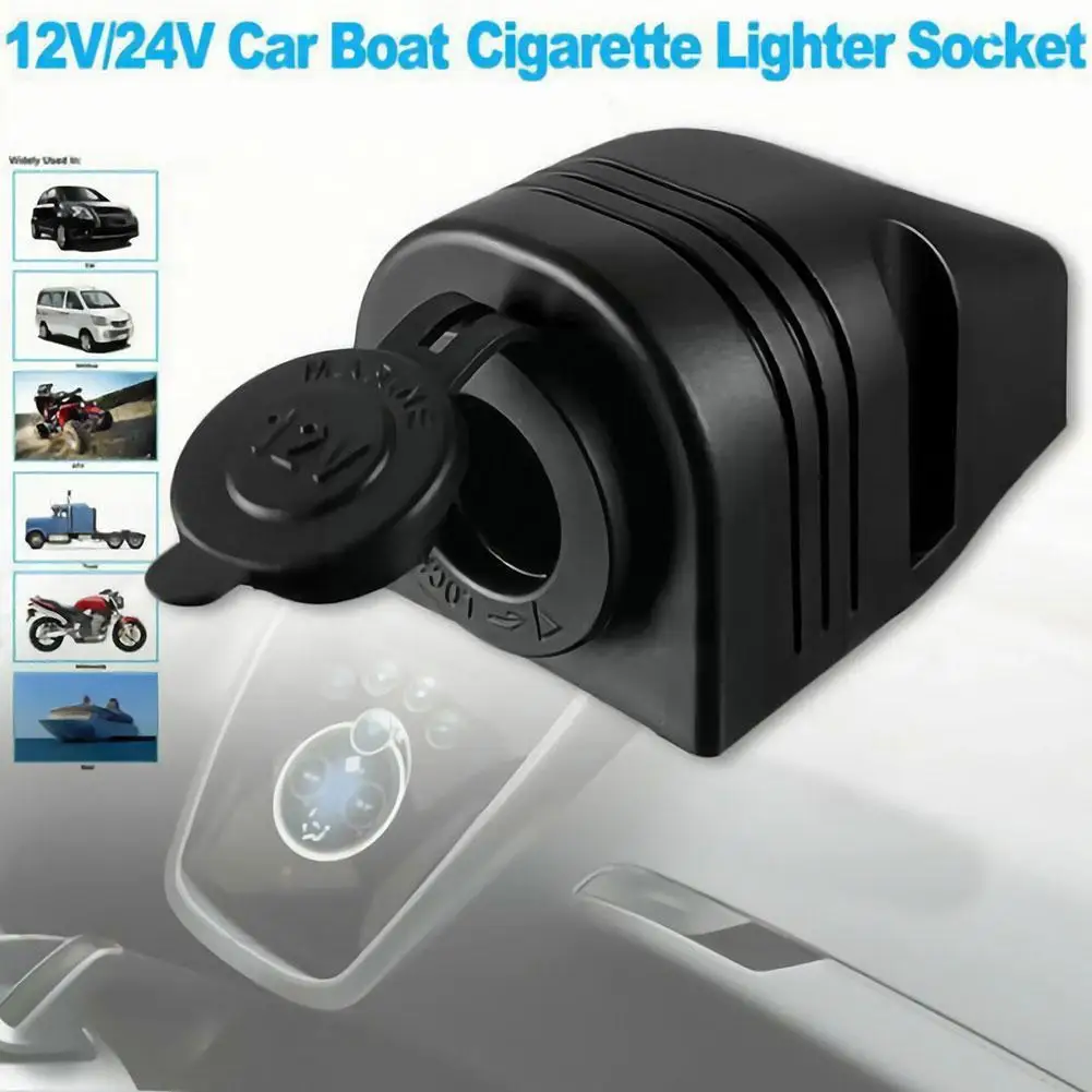 Universal 12/24V Power Socket Car Boat Cigarette Lighter Mount Bracket With Waterproof Tent Base for Van Truck Boat ATV New F3M3
Universal 12/24V Power Socket Car Boat Cigarette Lighter Mount Bracket With Waterproof Tent Base for Van Truck Boat ATV New F3M3