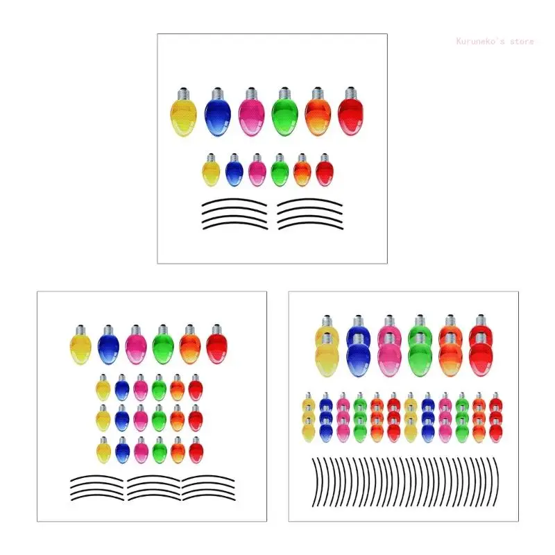 Christmas Car Magnetic Sticker Christmas Light Bulb Reflective Stickers Magnets Create a Festive for Car
Christmas Car Magnetic Sticker Christmas Light Bulb Reflective Stickers Magnets Create a Festive for Car