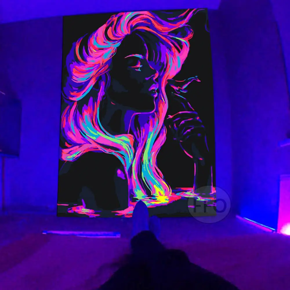 African American Girl Blacklight Wall Tapestry Room Decor Aesthetic Luminous Art Tapestry Bedroom Decoration Yoga Meditation
African American Girl Blacklight Wall Tapestry Room Decor Aesthetic Luminous Art Tapestry Bedroom Decoration Yoga Meditation
