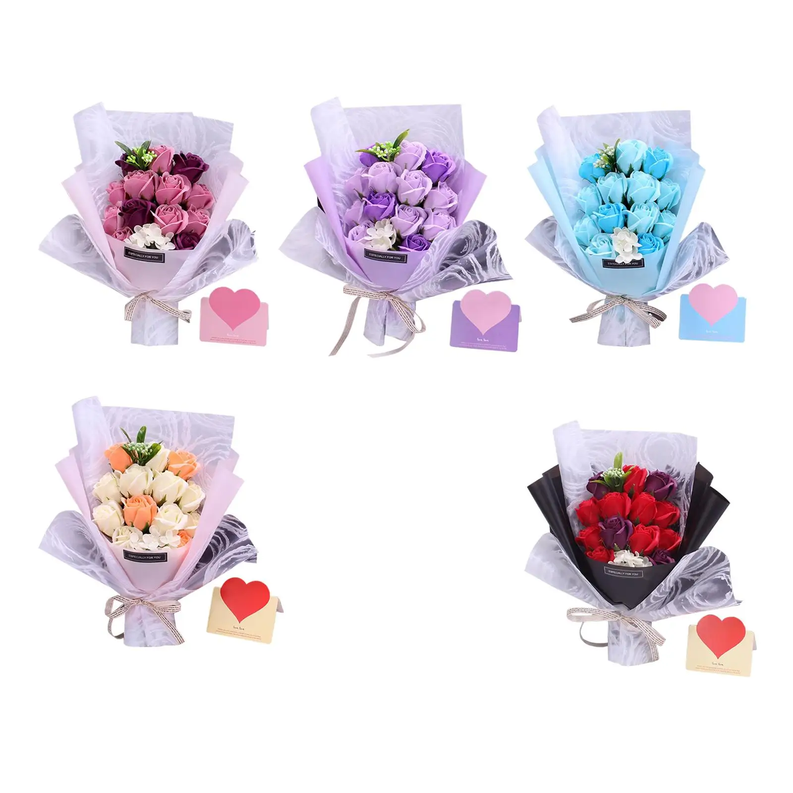 Rose Soap Flower Gift Bouquet, Soap Flower bouquet Artificial bouquet Art for Party Decoration Mother's Day
Rose Soap Flower Gift Bouquet, Soap Flower bouquet Artificial bouquet Art for Party Decoration Mother's Day