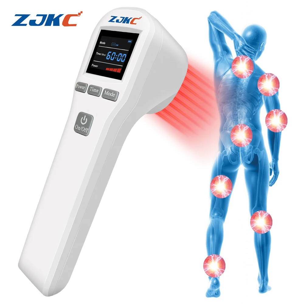 ZJKC Pet Pain Relief Cold Laser Therapy Device 650nm×16+808nm×4 Physiotherapy for Wound Healing Inflammation Dogs Cats Horses
ZJKC Pet Pain Relief Cold Laser Therapy Device 650nm×16+808nm×4 Physiotherapy for Wound Healing Inflammation Dogs Cats Horses