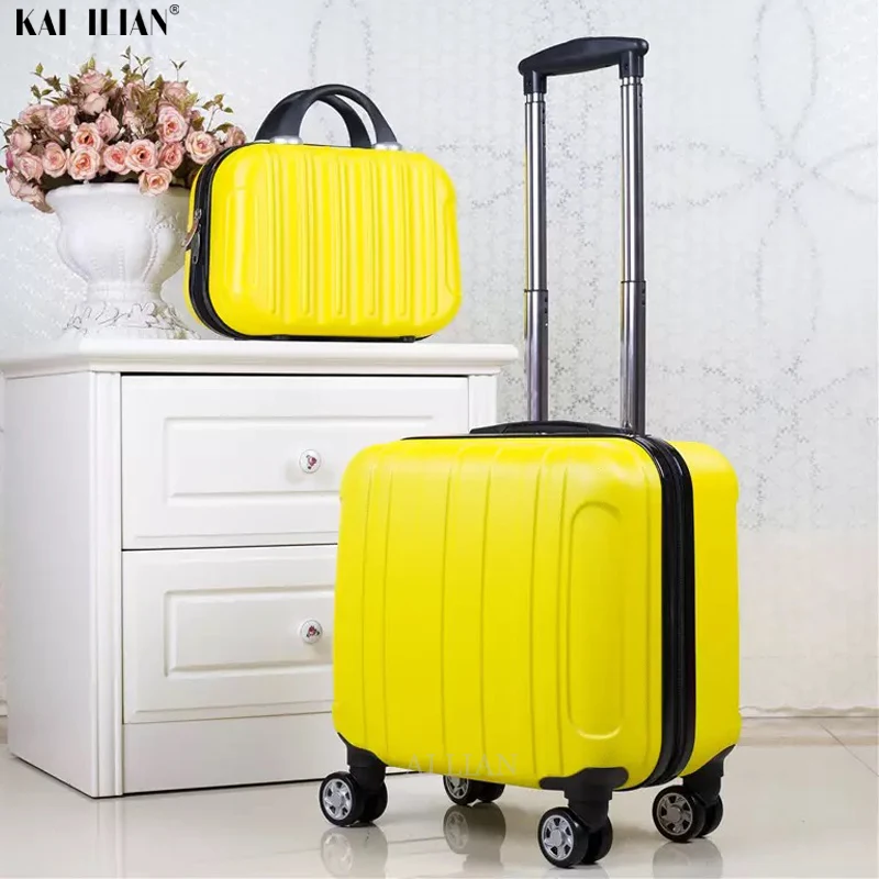 18 inch ABS Cabin luggage kid's Rolling Luggage set Women travel trolley suitcase with wheels Carry on girls suitcase set
18 inch ABS Cabin luggage kid's Rolling Luggage set Women travel trolley suitcase with wheels Carry on girls suitcase set