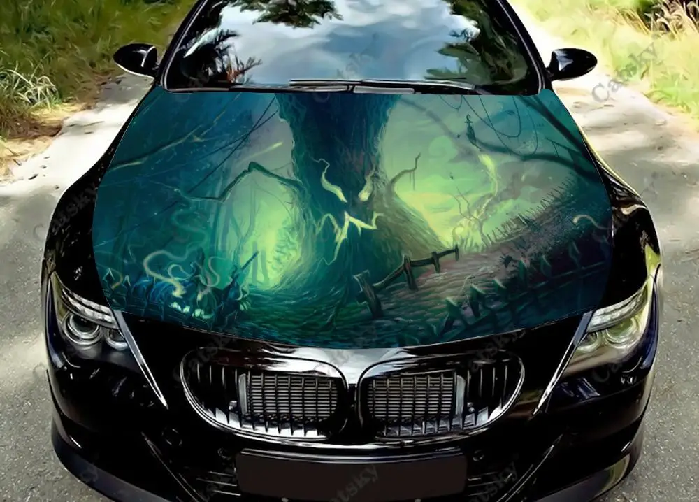 Halloween Night Print Car Hood Vinyl Sticker Wrap Film Engine Cover Decal Protect Sticker on Auto Accessories Decoration Gift
Halloween Night Print Car Hood Vinyl Sticker Wrap Film Engine Cover Decal Protect Sticker on Auto Accessories Decoration Gift