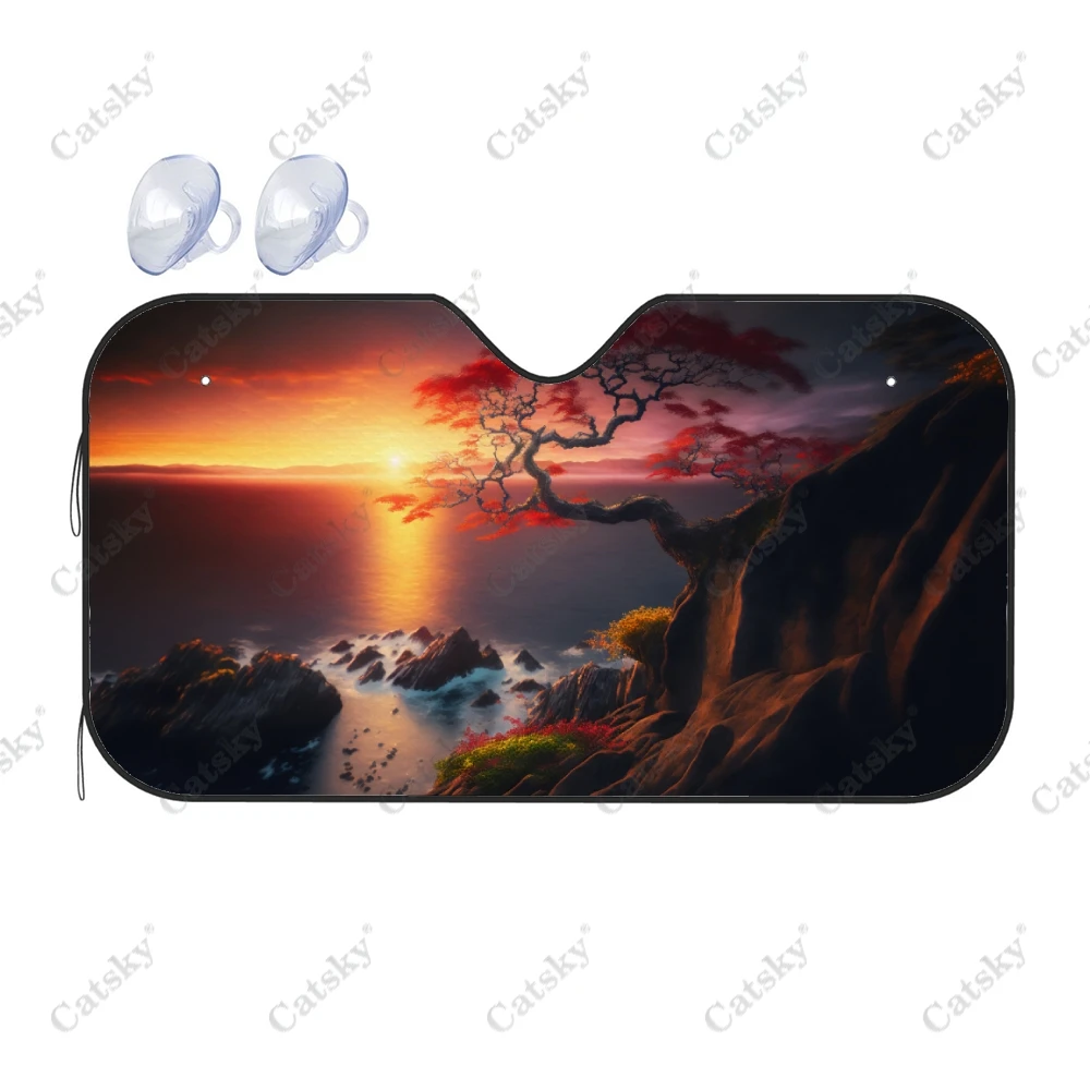 Night Sky Clouds Sunset Auto Windshield Sun Shade Car Front Window Visor Vehicle Sun Block Cover Heat Reflector Anti-UV Sunshade
Night Sky Clouds Sunset Auto Windshield Sun Shade Car Front Window Visor Vehicle Sun Block Cover Heat Reflector Anti-UV Sunshade