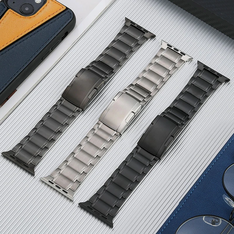 Titanium Metal Strap for Apple Watch Ultra 49mm 45mm 41mm Stainless Steel Smartwatch Wristband for iWatch 8 7 6 5 44mm 42mm 40mm
Titanium Metal Strap for Apple Watch Ultra 49mm 45mm 41mm Stainless Steel Smartwatch Wristband for iWatch 8 7 6 5 44mm 42mm 40mm