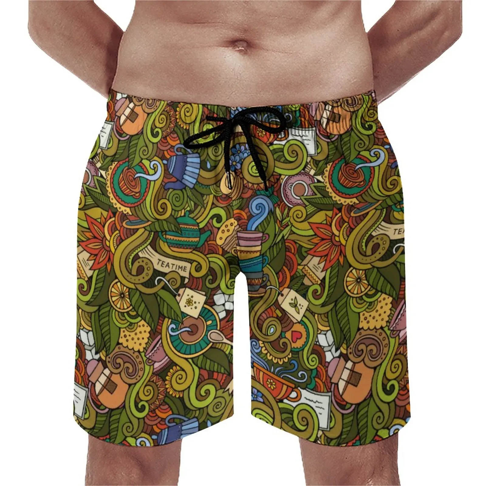Tea Time Pop Art Board Shorts Summer Retro Floral Print Casual Beach Short Pants Surfing Quick Drying Graphic Swimming Trunks 
Tea Time Pop Art Board Shorts Summer Retro Floral Print Casual Beach Short Pants Surfing Quick Drying Graphic Swimming Trunks