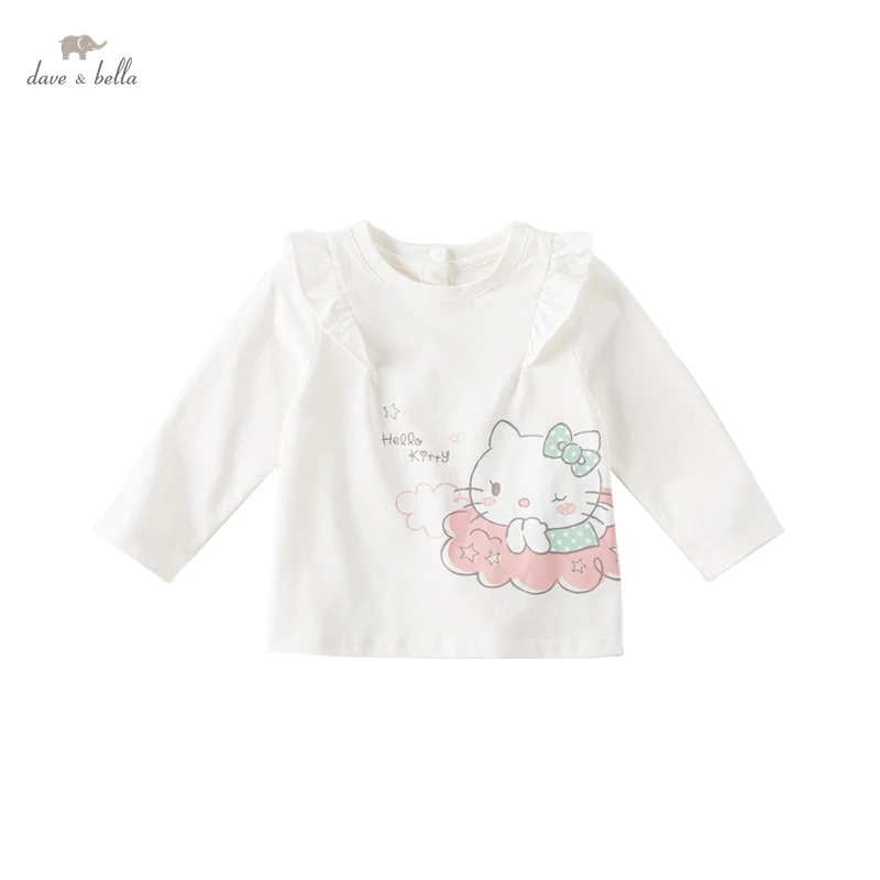 Dave Bella Autumn Children Clothes Cartoon Print 2 To 7 Years T-shirt Girls White Cute Casual Baby Blouse DB3222613
Dave Bella Autumn Children Clothes Cartoon Print 2 To 7 Years T-shirt Girls White Cute Casual Baby Blouse DB3222613
