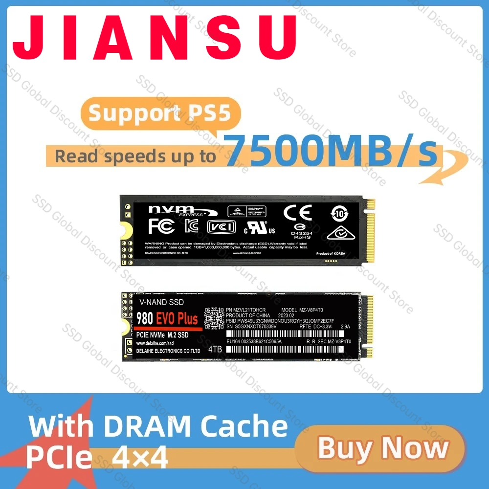 4TB 980 evo plus M.2 SSD 500GB 1TB 2TB nvme pcie Internal Solid State Hard Drive Disco Duro 4TB inch Laptop Desktop TLC PC ps5
4TB 980 evo plus M.2 SSD 500GB 1TB 2TB nvme pcie Internal Solid State Hard Drive Disco Duro 4TB inch Laptop Desktop TLC PC ps5